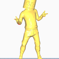 Sin-título.png STL file Marshmello Figure・Template to download and 3D print