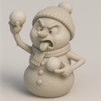 angry.png Funny Snowmans - christmas decor
