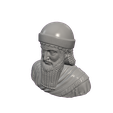 tvnnhp.png King Hammurabi Babylonian Ruler - Ancient Mesopotamia 3D Printable Statue Bust