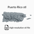 PuertoRicoThumb.png USA Puerto Rico Topographic Map - 3D Terrain Elevation - Relief Map - Topography of Puerto Rico