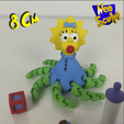 10.png Datei 3D Maggie Simpson Flexi Alien・Modell für 3D-Druck zum herunterladen