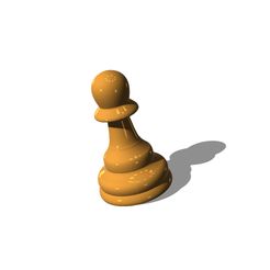 Pion 3d.jpg Chess pawn