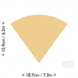 1-5_of_pie~6.25in-cm-inch-cookie.png Slice (1∕5) of Pie Cookie Cutter 6.25in / 15.9cm