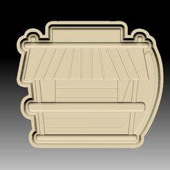 TikiBar-VACUUM-PIECE.jpg Archivo STL MOLDE BOMBA DE BAÑO TIKI BAR・Modelo para descargar y imprimir en 3D