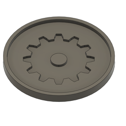 MegaMan-Symbol-Coaster.png STL file Mega Man Symbol Coaster・3D printing idea to download