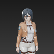 mikasanormal.png Mikasa Ackerman - Attack on Titan 3D Printable Figure