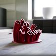 Je-t'aime-2.jpg Je t'Aime" 3D Decorative Sculpture for Valentine's Day
