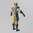 Wolverine0009.png Wolverine Lowpoly Rigged