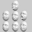 PPP.jpg Modern Face Sculpture Wall Art N 1