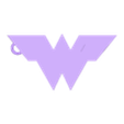 Wonder Woman Keyring.STL Keychain/Keyring Collection (MCU/DCEU/StarWars/RE/Yamaha) Updated