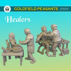 720X720-set-27-healers.jpg STL file Healers (Goldfield Peasants)・3D printable model to download