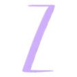 Z.stl BARBIE Letters and Numbers | Logo