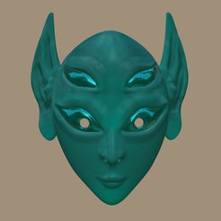 mascara-h-2.png STL file Alien Mask・3D printer design to download
