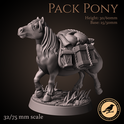 Preview00.png Fichier 3D Pack poney・Objet imprimable en 3D à télécharger