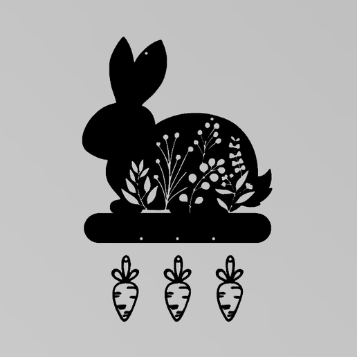 🐇 Easter mobile・ STL File for 3D printing・Cults