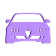 159_key_50mm.stl Alfa Romeo 159 SW Brera Spider Sedan key silhouette