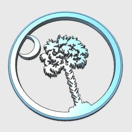 SC Palm Tree 3D model