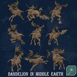 DANDELION IN MIDDLE EARTH ELF CAVALRY OF DARK FOREST ( ELK )