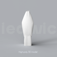 B_5_Renders_1.png Niedwica Vase Set B_1_10 | 3D printing vase | 3D model | STL files | Home decor | 3D vases | Modern vases | Floor vase | 3D printing | vase mode | STL  Vase Collection