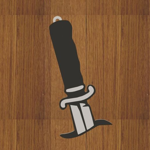 KEYCHAIN KNIFE - 3D model önizlemesi