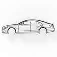 Screenshot-2024-12-25-120659.png Силуэт Mercedes CLS 63 - настенное искусство
