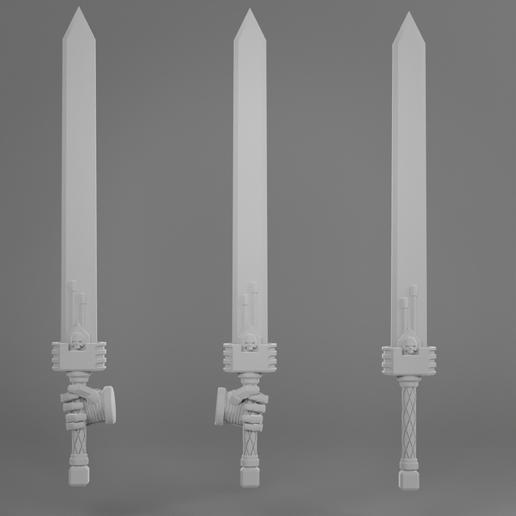 🛰 Space Marines Powerswords Set v1・Free STL File for ・Cults
