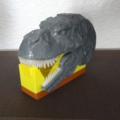 DSC06913.JPG Free STL file "Monsteranimal T-Rex" tape dispenser・3D printable model to download, Tibe-Design