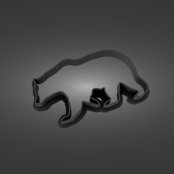 bear-render.png STL file Cutter cookies - Bear・3D printable design to download