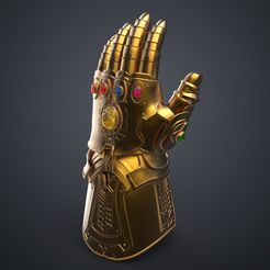 Thanos_Glove_3Demon-01.jpg Datei 3D Der Infinity Gauntlet - tragbare Replik・Design für 3D-Drucker zum herunterladen