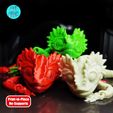 Pa BQ na et No-Supports STL file Cute Lizard Articulated print in place・3D print design to download