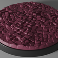 60mm-cobble-3.png 5x 60mm base with cobblestone ground