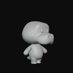 69.png Файл STL Мультяшный крокодил для 3D-печати・3D-печатная модель для загрузки