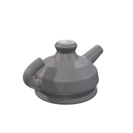 Roman Lamp Filler Flask STL - Ancient Oil Jug 3D Print