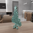 HighQuality4.png 3D We Wish You A Merry Christmas Tree Decor with 3D Stl Files & Christmas Gift, 3D Printing, Christmas Decor, 3D Printed Decor, Home Decor