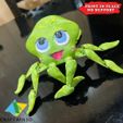 3.jpg 🐙 The adorable Articulated Octopus with Flexible Legs and a mobile stand!