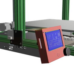 Pic_2.png Fichier STL gratuit Afficheur LCD RepRap 12864 compact et élégant pour montage par extrusion・Plan imprimable en 3D à télécharger