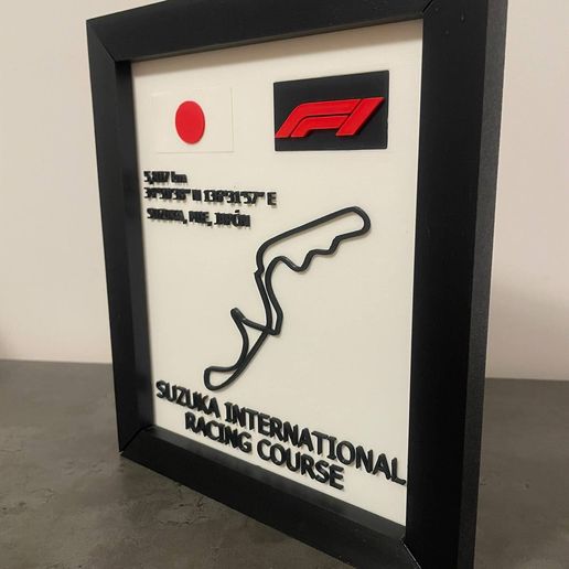 Cuadro Circuito Suzuka F1