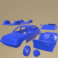 e17_005.png STL file Volvo 345 1980 PRINTABLE CAR IN SEPARATE PARTS・3D printing model to download