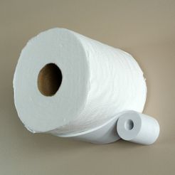 toilet_paper_holder0.jpg STL file Spare roll holder・3D printable model to download