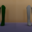 Green-White.png Mode Lederstiefel Paket