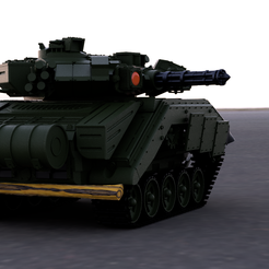 976a3ef0-0cdb-41cb-b7fa-da0694f82366.png Download STL file T-90A style sci-fi main battle tank • 3D printing design, louiskim92