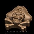 3D-pirate-bas-relife-3d-print-Holloween-3d-model,stl-file,3d-printable,3d-print-model,bas-relie.jpg 3D Pirate Skull Cross bone Bas relief design STL