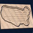 0US-Map-Tray-©.jpg US Map Tray - CNC Files for Wood (svg, dxf, eps, ai, pdf)