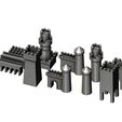 Med-miniatures-06.JPG Medieval modular building miniature props 3D print model