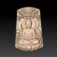 Buddha_with_dragon_background2.jpg STL-Datei buddha with background of dragon kostenlos・Objekt zum Herunterladen und Drucken in 3D