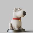 Brian-Family-Guy-.2173.jpg Brian Griffin-Family Guy-dog- Christmas - canine-sitting pose-FANART FIGURINE