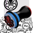 A1.png STL-Datei Hydra Stempel / Stempel / Wunder kostenlos・3D-Druckvorlage zum Herunterladen