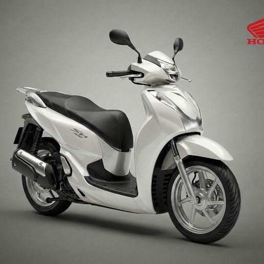 2025 Hondaa SH350i - The Ultimate High-Wheel Urban Scooter - 3D Printable