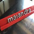 maiandra11.jpg MAIANDRA font uppercase and lowercase 3D letters STL file