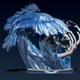 WIP21.jpg One Piece - Aokiji Kuzan Marine Admiral statue - Blue Pheasant 3D print model